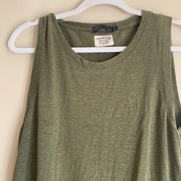 Prana Dress Women Size XL Green Summer Casual Outfit Clothing Short Sleeve - Image 3