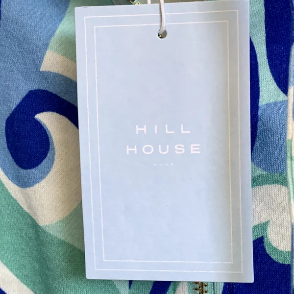 NWT‎ Hill House The Allie Zip Hoodie in Ocean Kaleidoscope Blue - Image 8