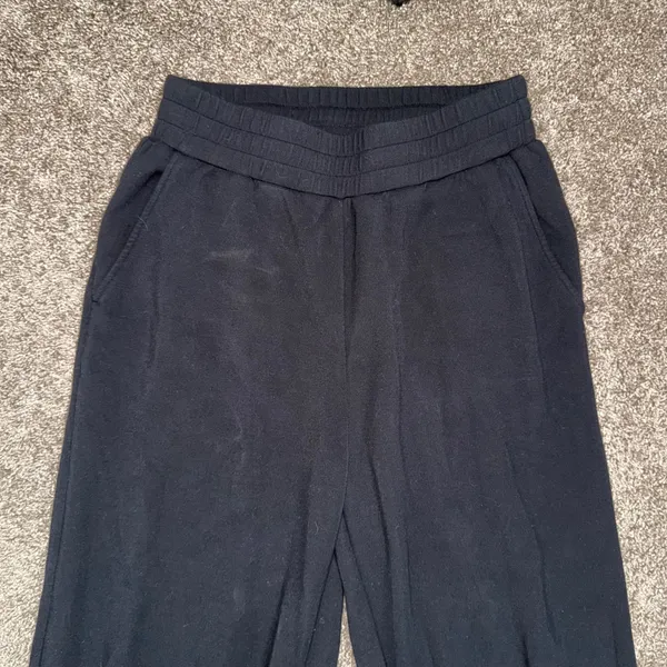 Varley DoubleSoft Joggers Women Medium Black Good Slim Fit Tapered Sweatpants - Image 2