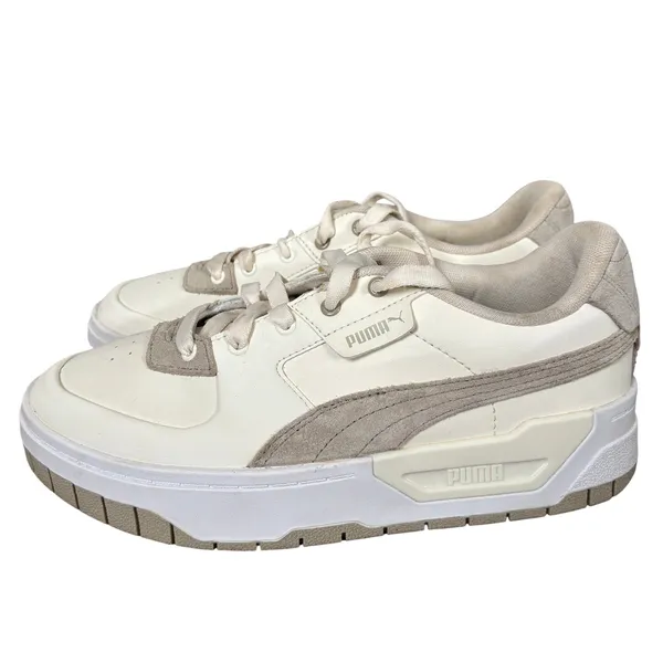 Puma Cali Dream Platform Sneakers Women's Sz 8 Colorpop Marshmallow Pebble Grey‎ - Image 4