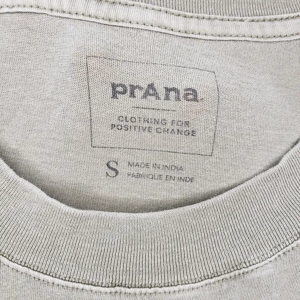 prAna Organic Cotton Tank Top Sage Green Sleeveless Casual Size Small - Image 3
