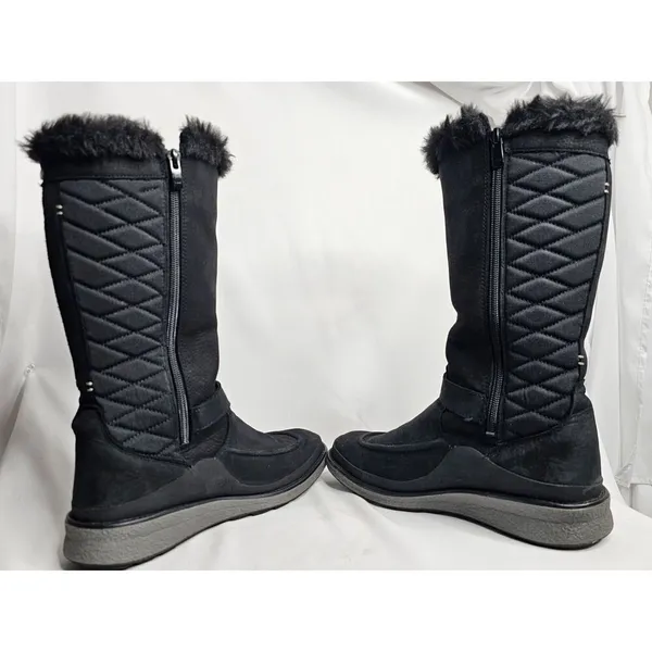 Merrell Women’s Black Tremblant Ezra Tall Polar Waterproof Fur‎ Lined Boots 5.5 - Image 7