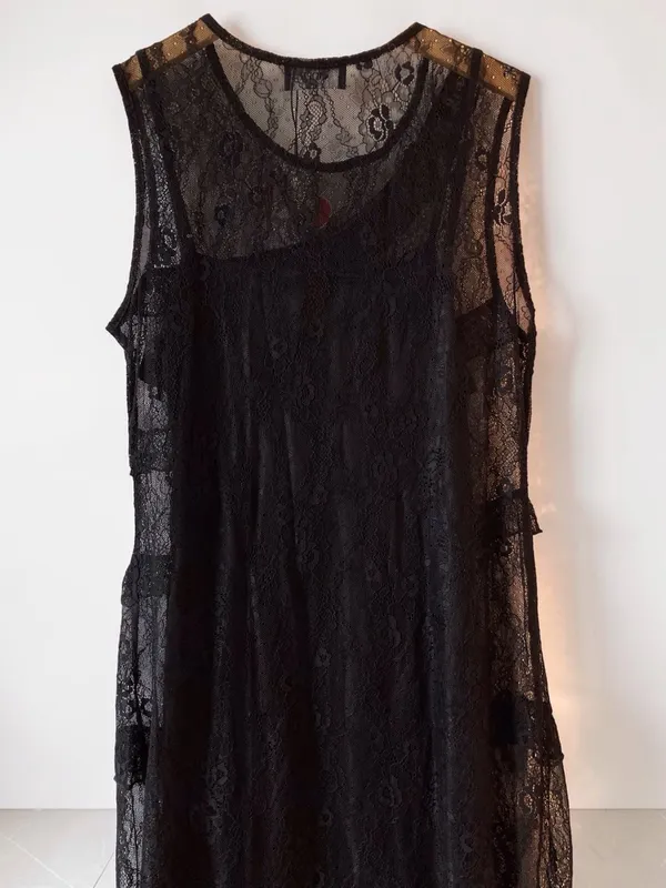 Cider dress women goth lace mini dress, black - Image 5