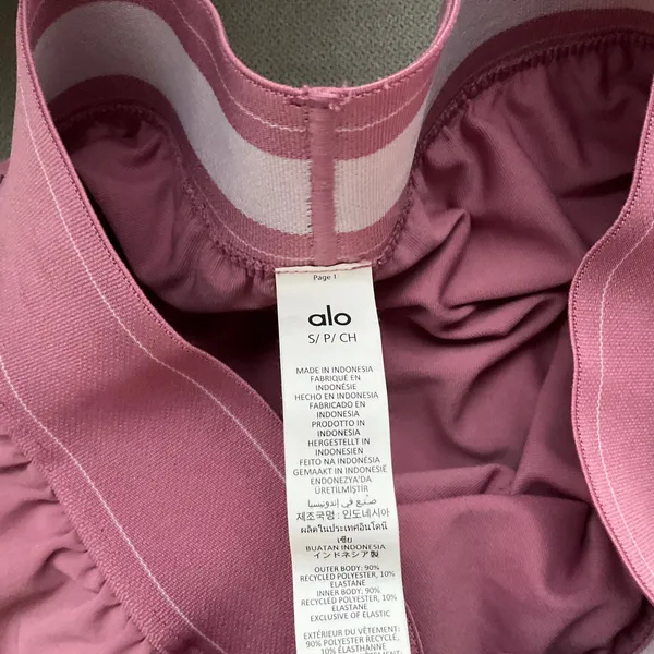 Alo Yoga Match Point Short Pink Wild Rose S - Image 3