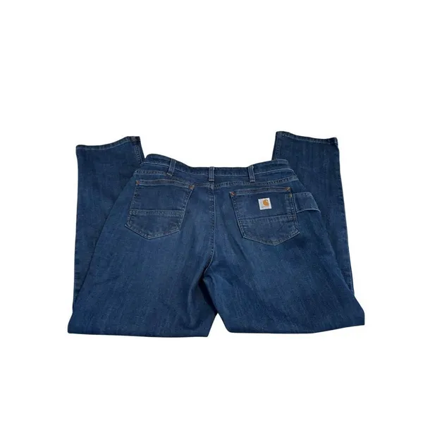 Carhartt Relaxed Fit Womens Denim Jeans Size 12 Short Made In Colombia - Image 2