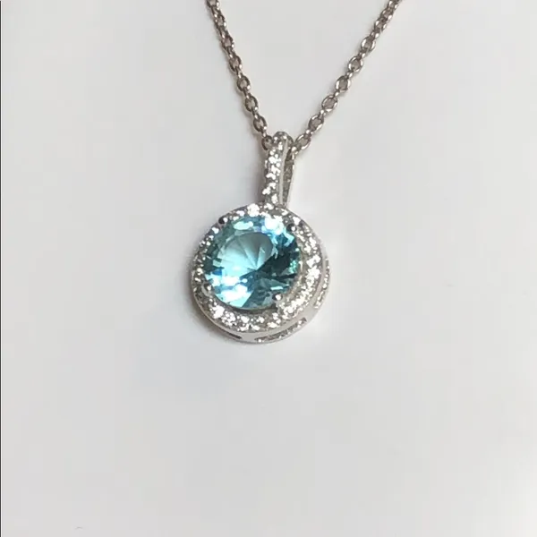 💙HP💙SS Aquamarine Necklace Blue - Image 2