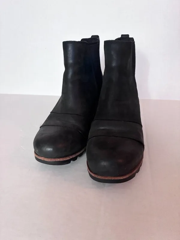 Sorel Lea Wedge Waterproof Chelsea Boot - 8.5 - Black - Image 2