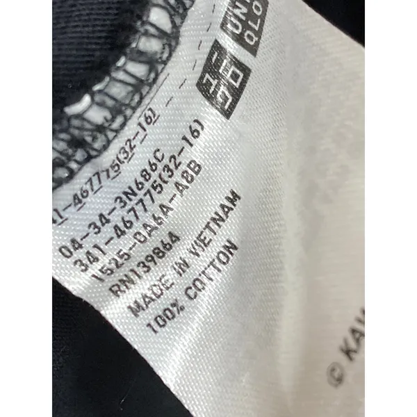 KAWS x Uniqlo UT Womens Black Graphic Print Short Sleeve T Shirt Tee Top Size M - Image 3