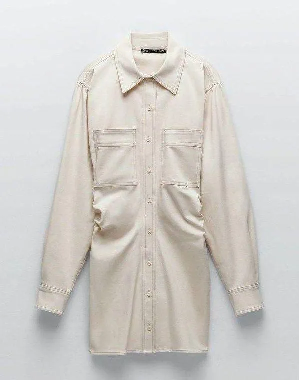 ZARA Shirt Dress - Image 4