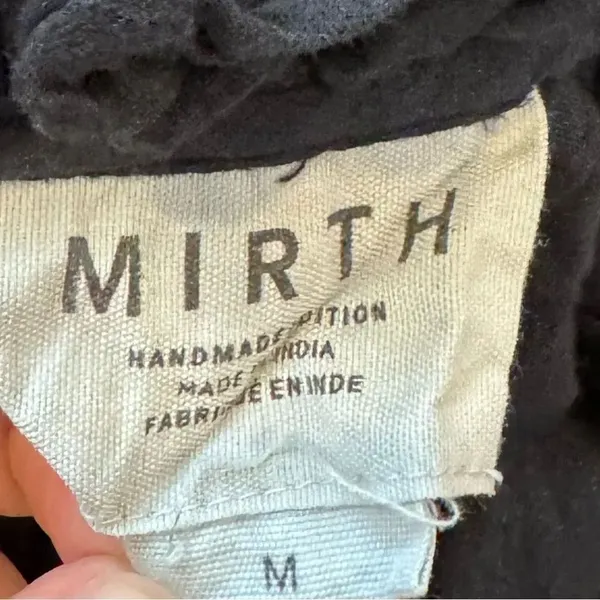 Mirth Napa Mini Dress in Black Jamdani M - Image 6
