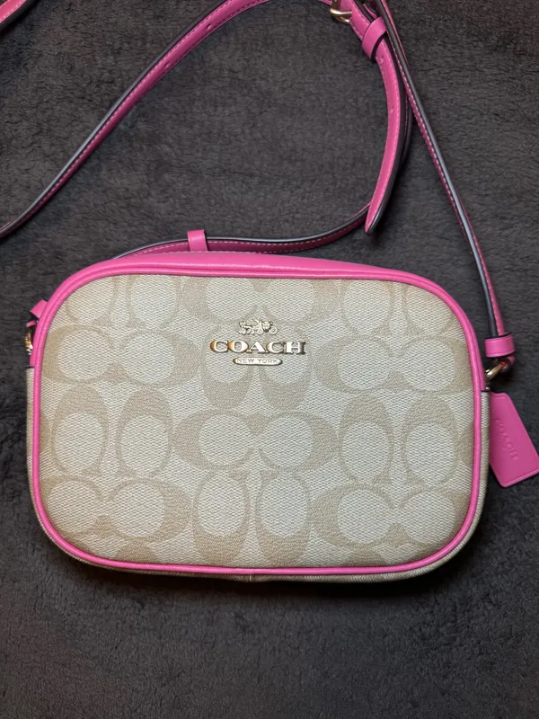 Coach Signature Canvas Mini Jamie Camera Bag - Image 3