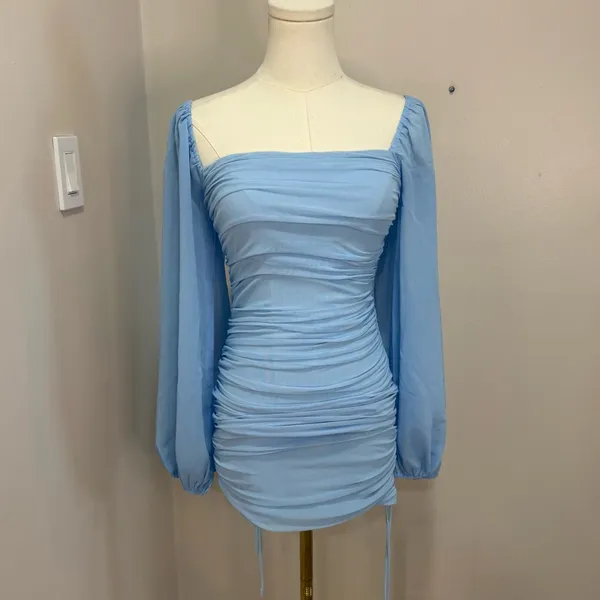 Hello‎ Molly Tangy Bellini Dress Blue Small - Image 3