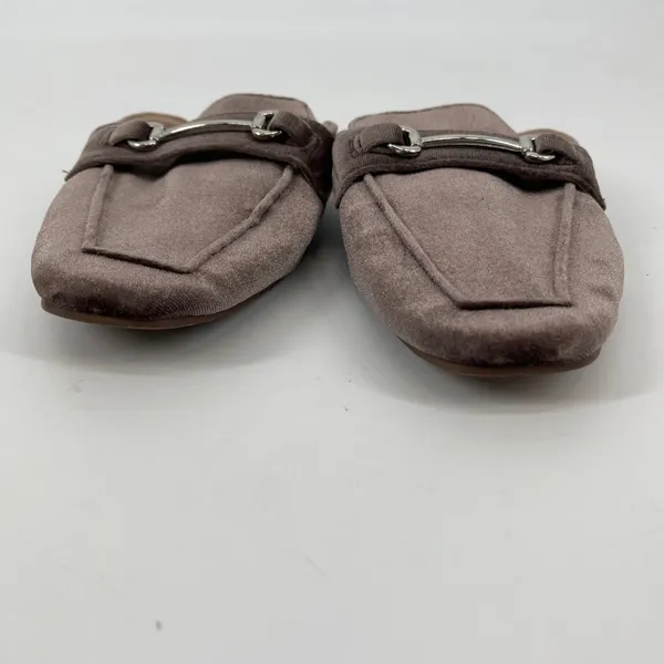 Steven By Steve Madden Royce Mule‎ Loafer Slides Velvet Brown Women's Size 8M Preppy - Image 4