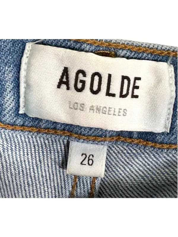 Agolde Nico High Waist Straight Leg Jeans Size 26 - Image 8