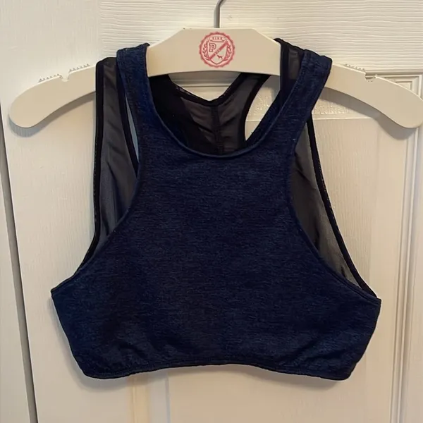 Free People Ace Blue Sports Bra - Image 2