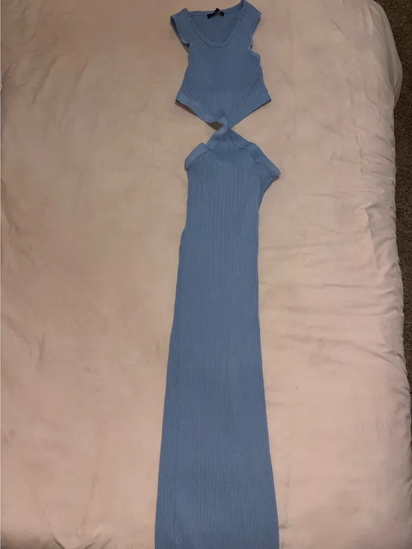Blue Deluc Dress - Image 2