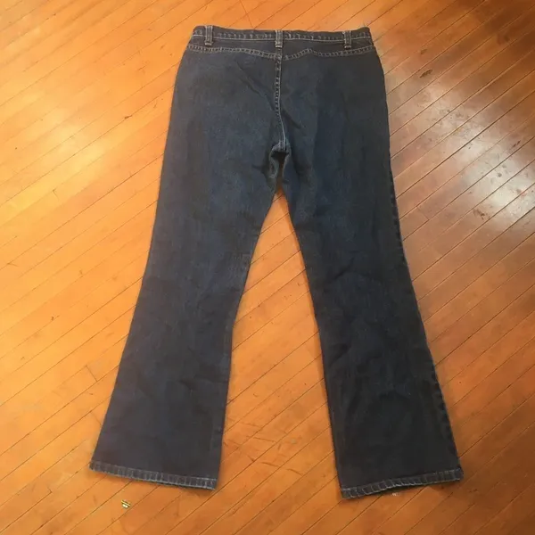 J Crew bootcut size 10 blue jeans - Image 3