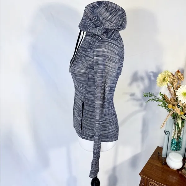 Lululemon Hooded Define Jacket Nulu Mini Space Dye Herringbone Heathered Sz 2 🧡 - Image 5