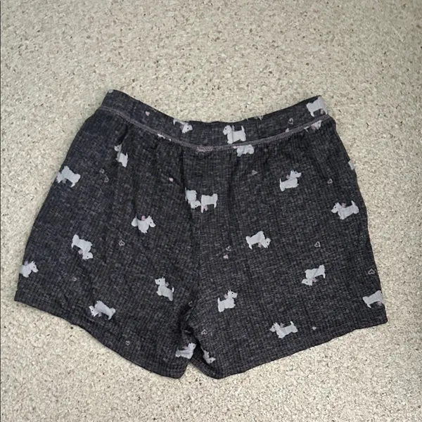 Laura Ashley Black and Pink Patterned Athletic Shorts - Image 4