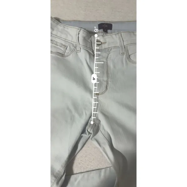NYDJ Women Light Blue Legging Skinny Jeans Size 4 Stretch Denim Made in USA - Image 7