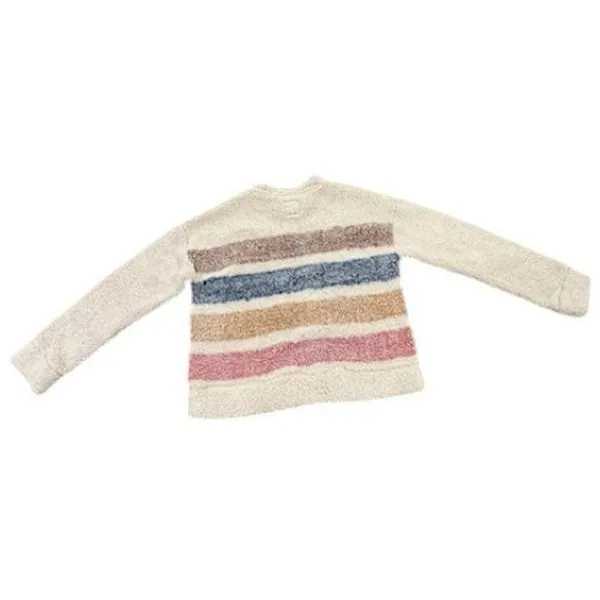 Harper Heritage Fluffy Luxe Sweater S Cozy-Core Cropped Knit Soft Playful‎ Warm - Image 2