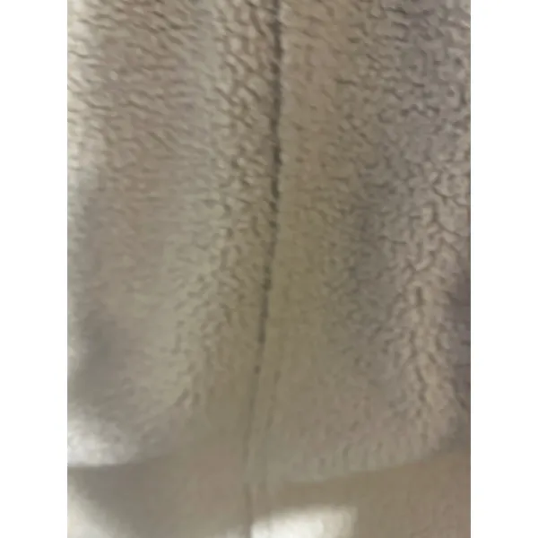 Sanctuary Clothing Faux Suede Shearling Vest Tan Brown Small Open Front Draped - Image 7