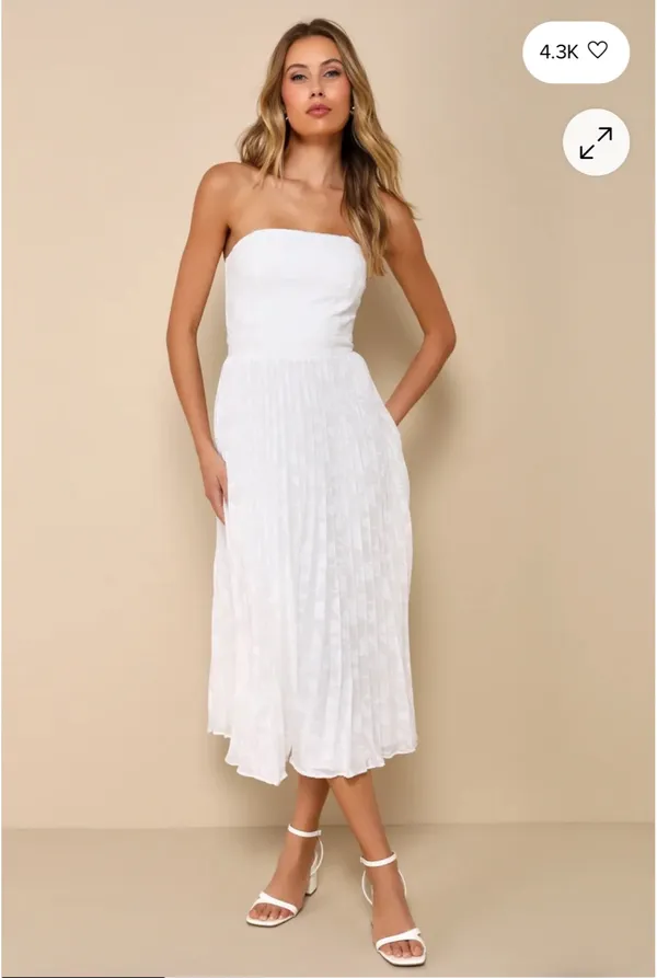 Lulus Midi Dress - Image 3