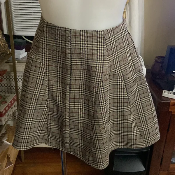 Princess Polly Plaid Last City Mini Skirt - Image 2