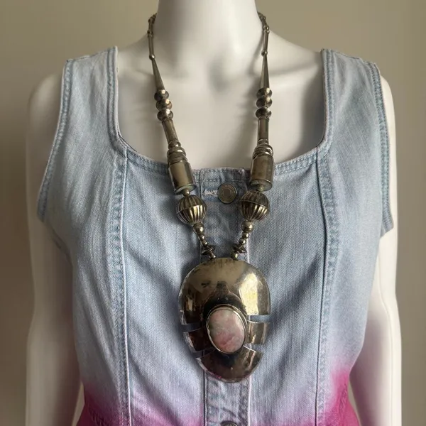 Jordache Vintage Ombré Denim Dress Size S NWOT - Image 4