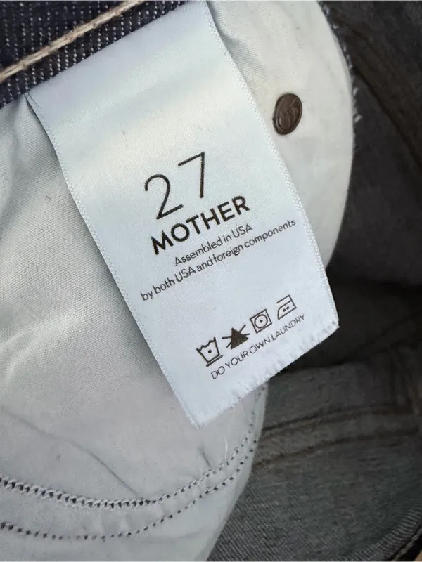 Mother The Rascal Clean Sweep Wash Jeans size 27 - Image 6