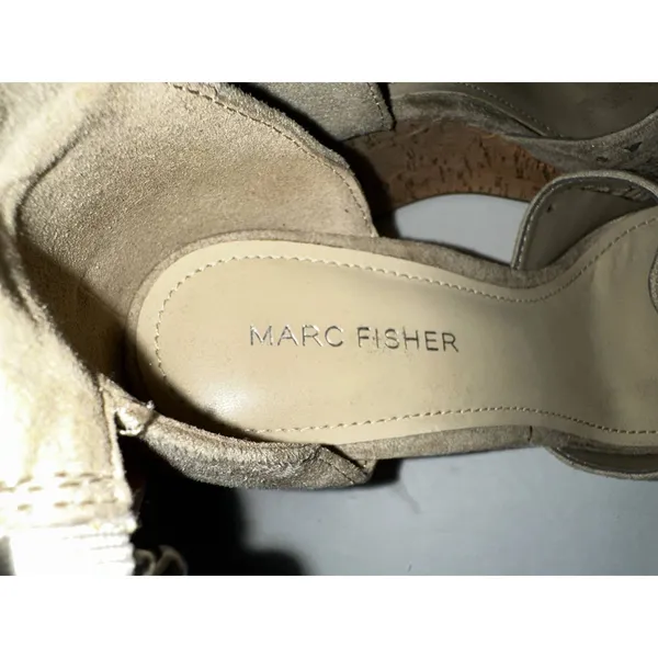 Marc Fisher‎ tan wedge sandals size 7 - Image 3