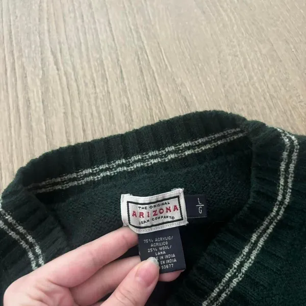 Arizona Jeans Green Sweater Large - Image 2