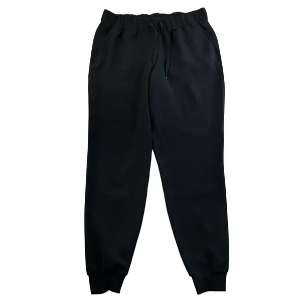 Lululemon Athletica Sz 8 On The Fly Jogger Pant Black Wrinkle Free Travel‎ Sleek - Image 4