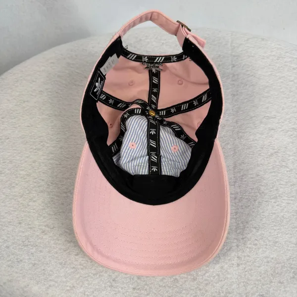Adidas Trefoil Logo‎ Pink Cotton Baseball Cap Adjustable Strap Streetwear Casual - Image 7