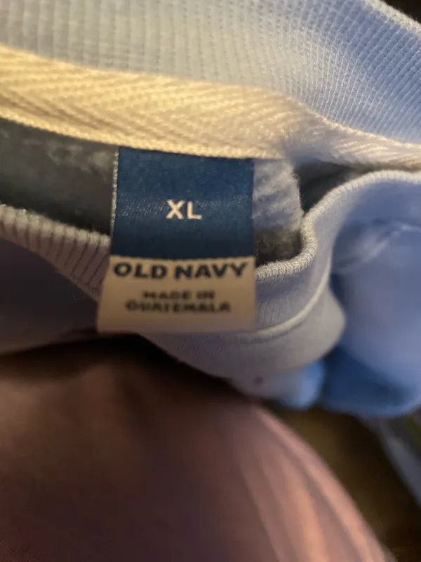 Light Blue Old Navy Crewneck Sweater - Image 2