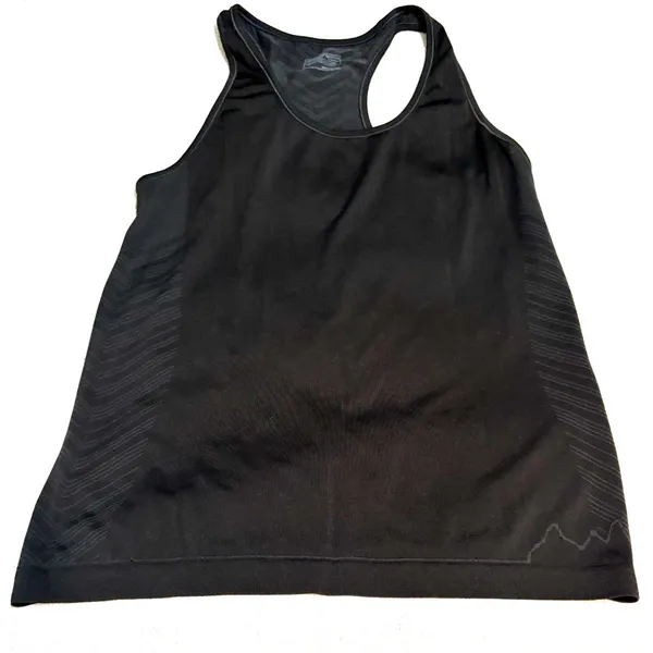 Patagonia Black Racerback Performance Tank Top Women's Large Athletic - Image 5