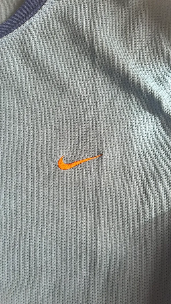 Nike Dri-Fit Long Sleeve Blue T-Shirt - Image 3