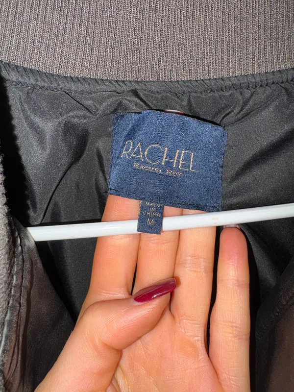 Rachel Roy Black bomber jacket - Image 3