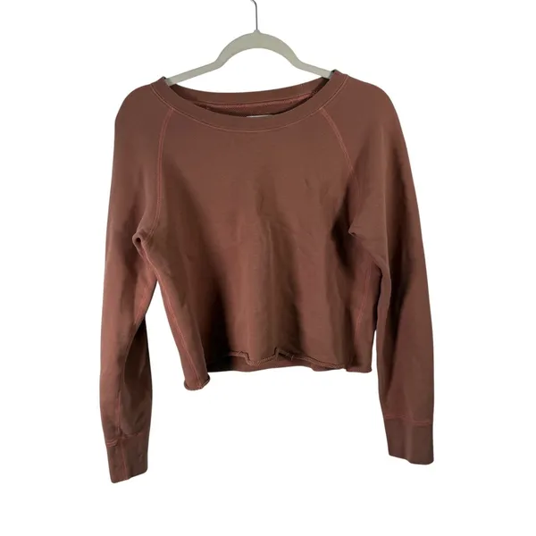 Shinola Detroit Clay Brown Sweatshirt French Terry Lounge READ Unisex Medium‎ - Image 2
