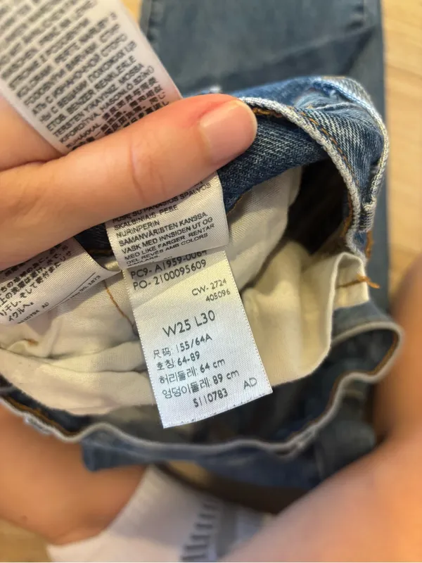 Levi’s Premium Denim 501 Wide Straight Jeans - Image 3