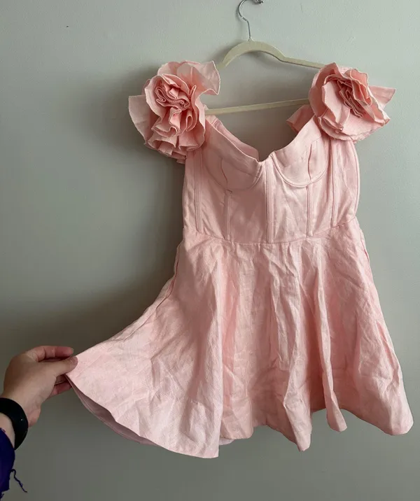 Bardot Sigma Mini Dress In Soft Pink - Image 10