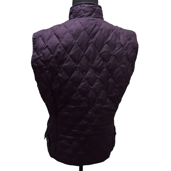 Eddie‎ Bauer Women Medium Premium Quality Goose Down Quilted Puffer Vest - Image 6