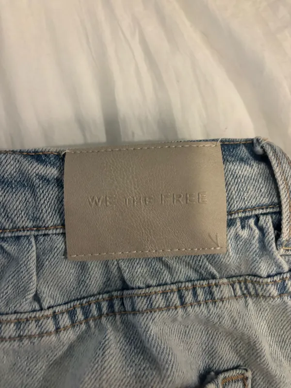 Free People Mini Denim Skirt - Image 6