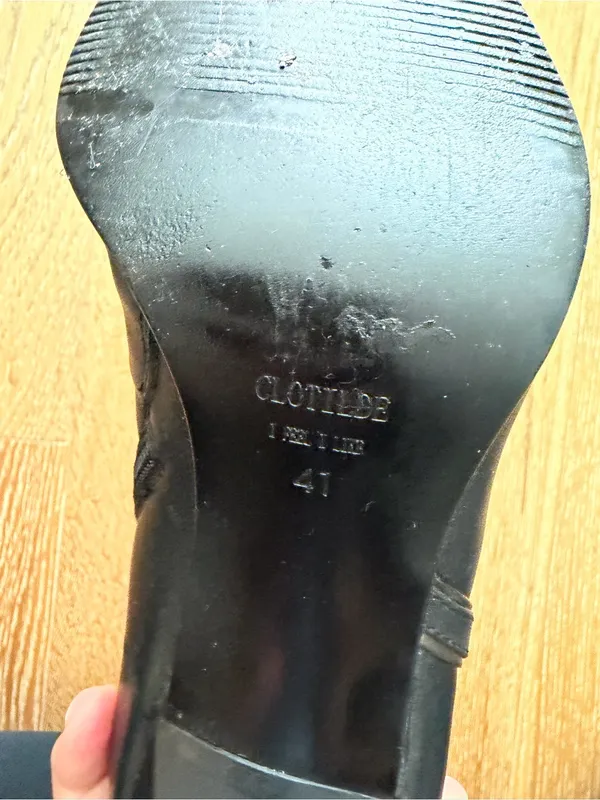 Women's Black Leather Pointed - Image 3