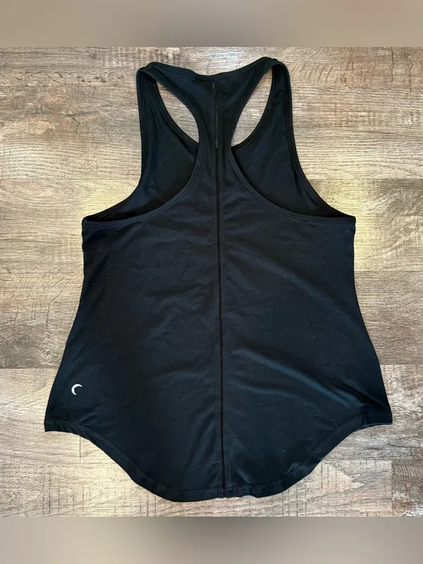 Zyia Active Effortless Tank Top Black Racerback Activewear Running Workout XL - Image 3