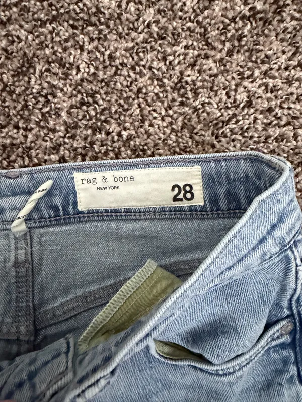 Rag and Bone wide leg cuffed jeans - Image 3
