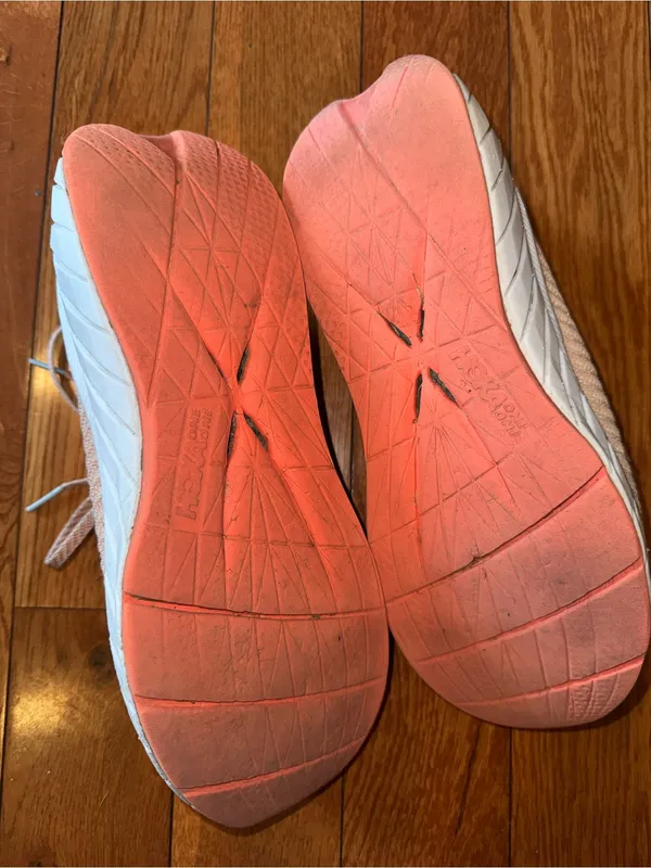 HOKA Carbon X3 Peach/Coral Running Shoes – Women’s 9.5 - Image 5
