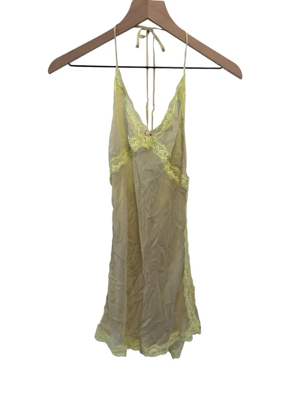 NWT Skims romance lace slip dress Silk XS Sage ( SOLD OUT) Rare - Image 4