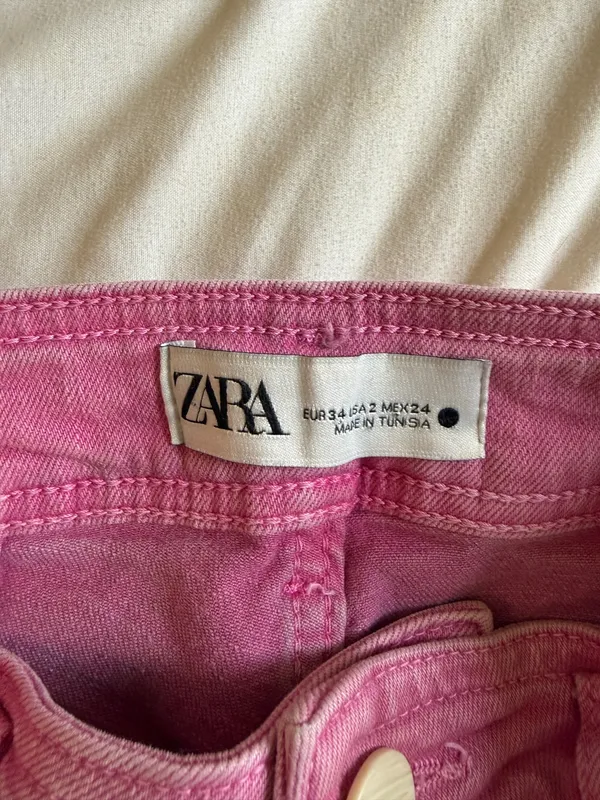 ZARA Jeans High-Rise Straight Leg Women’s - Image 3