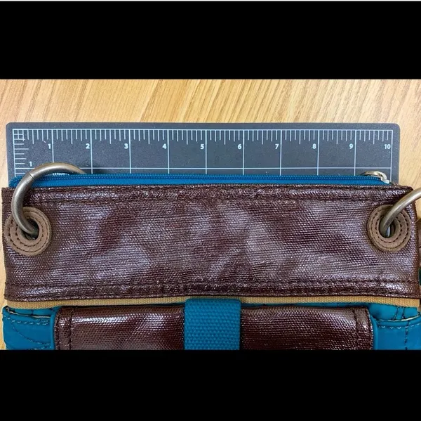 Fossil turquoise Crossbody purse bag - Image 9